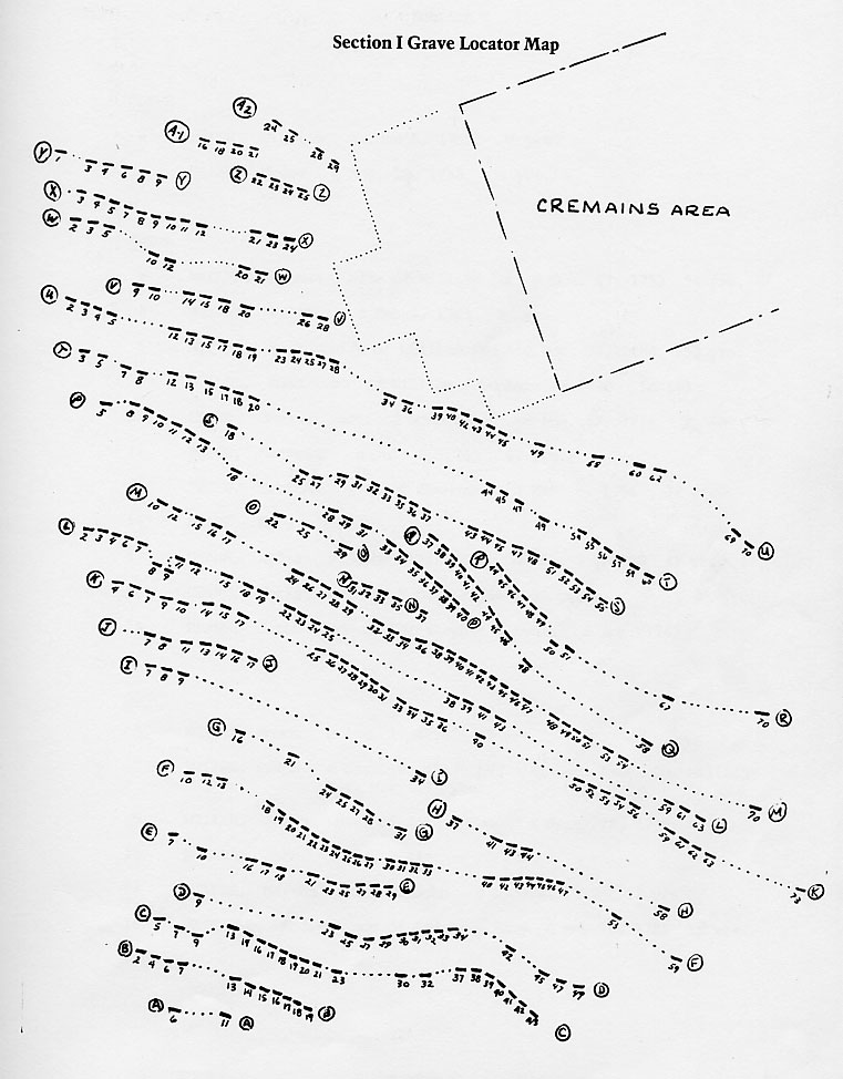 Cemetery of the Westfield New Jersey Presbyterian Church - Section 1